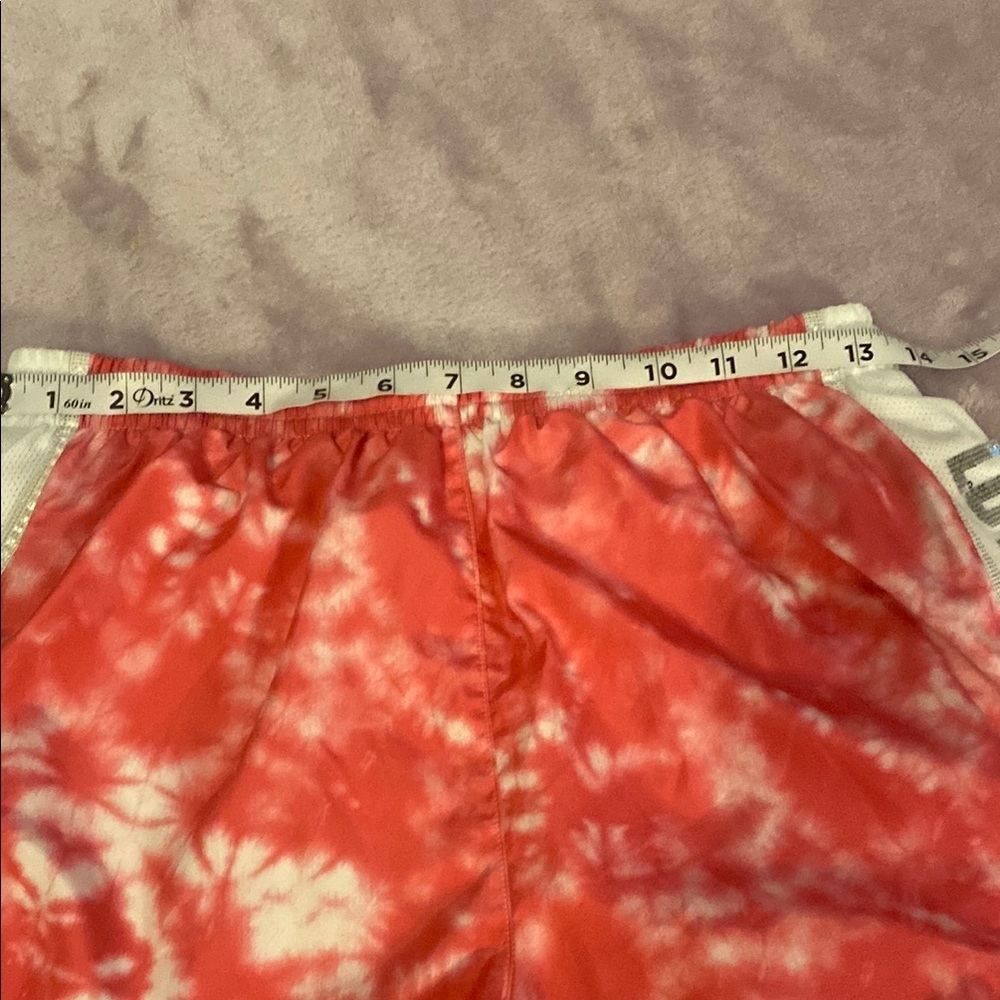 VS PINK VINTAGE Y2K ACTIVE SHORTS TIE DYE SILVER BLING LOGO - Picture 3 of 11
